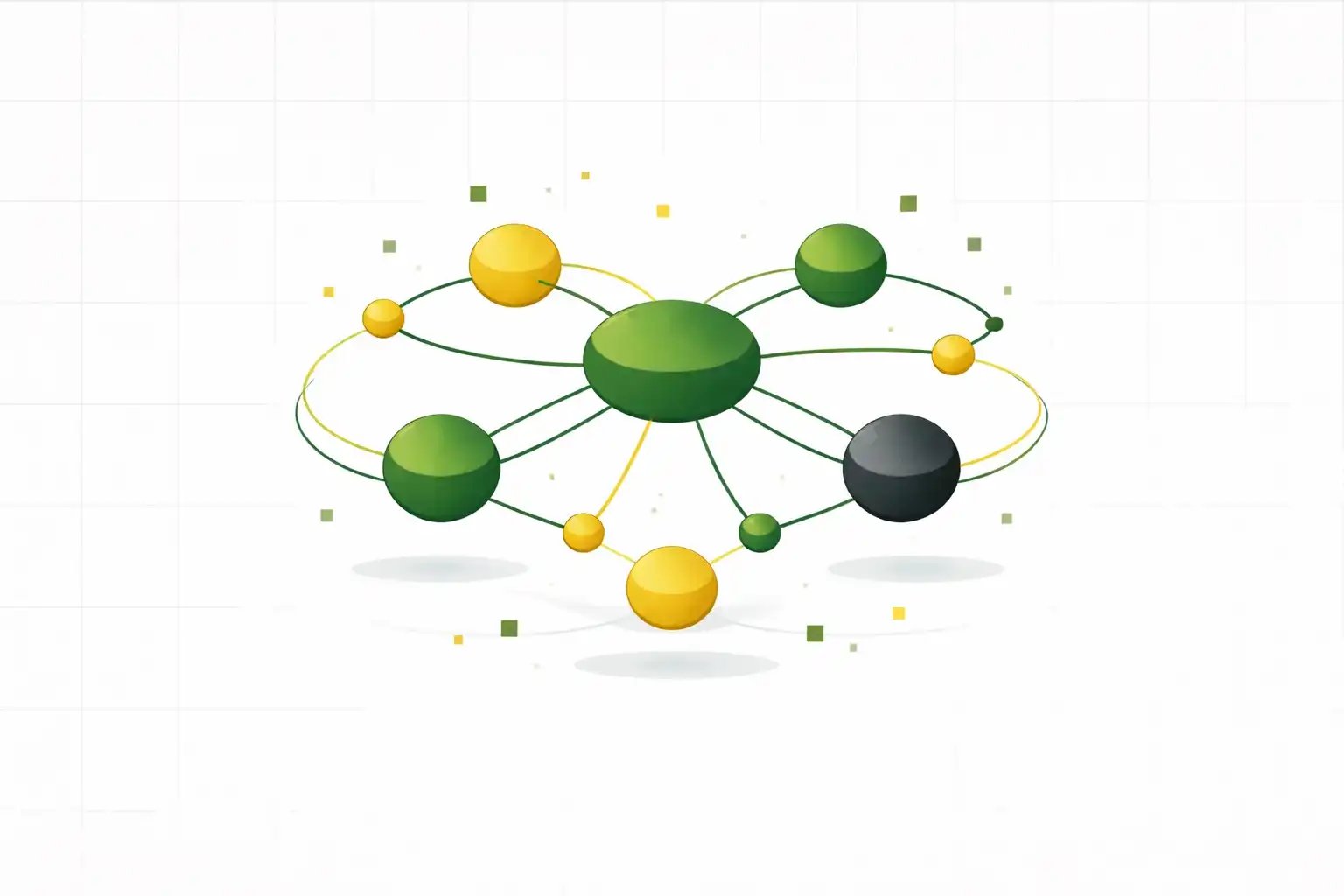 vector of different items connecting showing compatibility with existing and mixed rtk setups